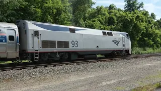 Amtrak's Pennsylvanian at PRR's Lewistown Pa Station