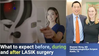 LASIK - EVERYTHING YOU NEED TO KNOW AND WHAT TO EXPECT.  Shannon Wong, MD.