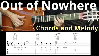 Out of Nowhere | Chords & Melody | Guitar Tab