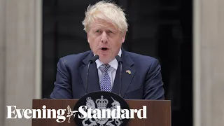 Boris Johnson resignation speech in full from Downing Street