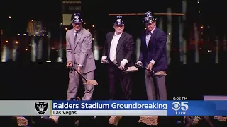 Raiders Break Ground On New Stadium Site In Las Vegas