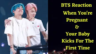 BTS Reaction | When You're Pregnant & Your Baby Kicks For The First Time | Part 3 Jimin & V
