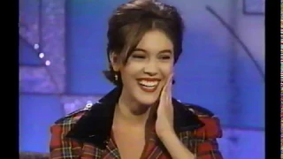 1991 Alyssa Milano interview (Arsenio Hall Show)