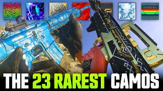 The 23 RAREST CAMOS in Call of Duty History...