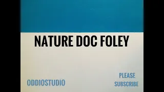 Side by side - Nature Documentary Foley 😱