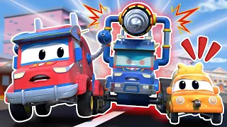 Hurry SPIDER TRUCK, find the babies before Evil Drill! | Superhero rescue