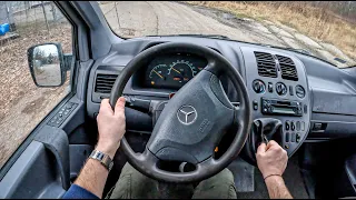 2001 Mercedes Vito W638 [2.2 CDI 116HP] | POV Test Drive #1078 Joe Black