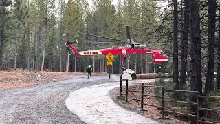 Air Crane Landing