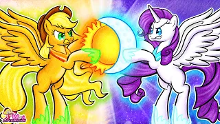 MY LITTLE PONY Contest: Apple Jack VS Rarity Day And Night Makeup Challenge | Annie Korea
