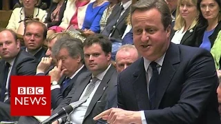 Cameron to Corbyn: 'For heaven's sake man, go!' - BBC News