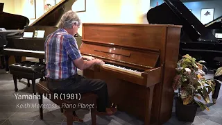 1981 Preowned Yamaha U1 R Pro Upright Piano played by Keith Montross | Piano Planet Hawaii