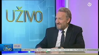 Gost BHT1 uživo bio je BAKIR IZETBEGOVIĆ, predsjednik SDA