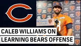 Caleb Williams on learning Bears offense, working with Shane Waldron and Rome Odunze