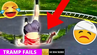 Epic trampoline trouble compilation | Best trampoline fails compilation |