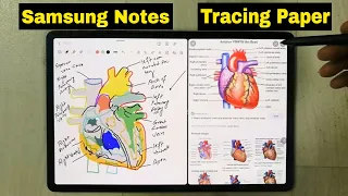 How To Use Samsung Notes as Digital Tracing Paper For Diagrams