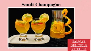How to make Saudi Champagne | Non Alcoholic Drink | Best Mock-tail Recipes | Refreshing Drink