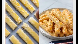 Снеки🧀ТВОРОЖНО-СЫРНЫЕ ПАЛОЧКИ с Кунжутом🧀РЕЦЕПТ