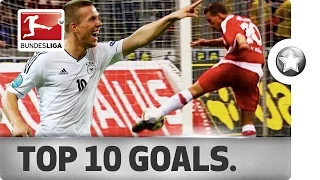 Lukas Podolski - Top 10 Goals – A Tribute to One of the Greats