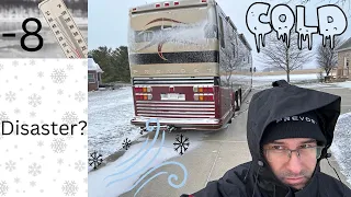 -8 Extreme Cold Disaster?  Prevost riding out Storm Elliott