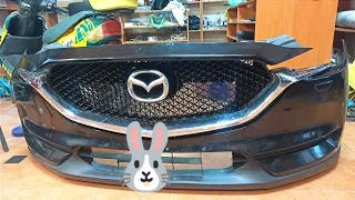 Восстановление после 🐇 нижней решетки и установка сетки MAZDA CX