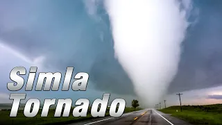 Storm Chasing Tornado Up Close - Simla Colorado 4th June 2015