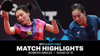 Chen Yi vs Jia Nan Yuan | WS R16 | WTT Contender Almaty 2023