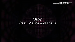 Marina feat Luis Fonsi - Baby ( Instrumental ) ft. Clean Bandit