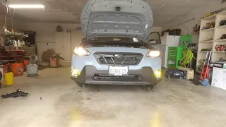 Diode Dynamics SS3 Fog Light Install on a 2021 Base Model Crosstrek.