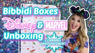 TRIPLE Bibbidi Boxes Unboxing & CHANNEL ANNOUNCEMENT ✨🏰✨ Universe & Ultimate Magic Box