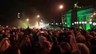 25 Jahre nach Mauerfall Berlin 2014          Brandenburger Tor