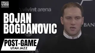 Bojan Bogdanovic Reacts to Donovan Mitchell Not Playing in Game 1 & Utah's Loss to Memphis