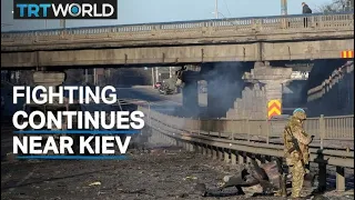 Russia continues its assault, street fighting breaks out in Kiev