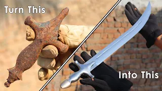 Restore RUSTY TALWAR into a beautiful SWORD