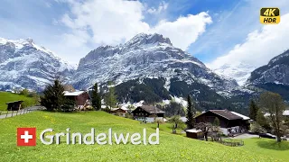 Walk through Grindelwald, Everyone loves... [4k HDR]