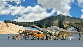 All Dinosaurs Size Comperision@worldinfofan