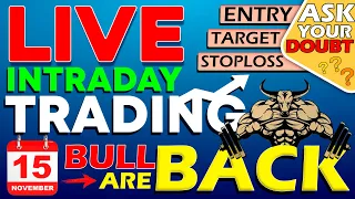 15 Nov live trading | Bank nifty live trading | nifty | Best Trading Setup | Live option trading