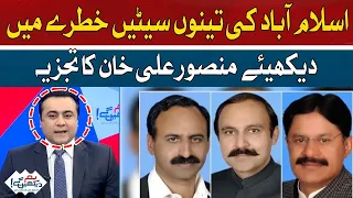 All three seats of Islamabad are in danger | Mansoor Ali Khan | Hum News