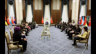 New ambassadors presents their letters of credence to President Erdogan