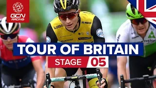 Tour Of Britain Stage 5 2019 Highlights - The Wirral | GCN Racing