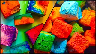 STUNNING RAINBOW DYED GYM CHALK FROM @APowderyMess | EDITED (have FAST SPEED) |