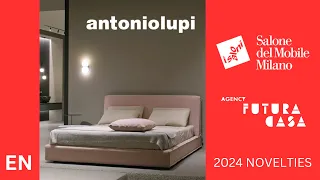 Modern interior. Minimalism in the bathroom. Milan exhibition iSaloni 2024. Antoniolupi.