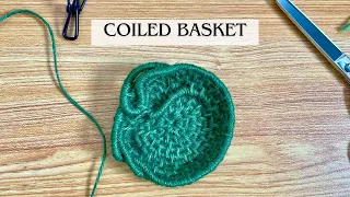 DIY Coiled Basket with Twine