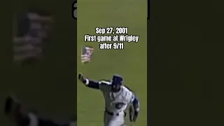 Sammy Sosa first game after 9/11 #mlb #cubs