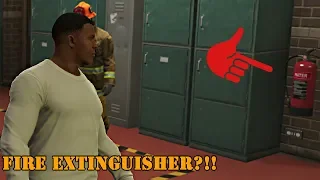 You Can Actually Use Fire Extinguisher In GTA 5!