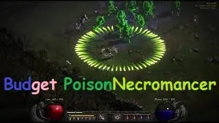 Diablo 2 Resurrected 2.5 - Budget Poison Necromancer build - Cow run