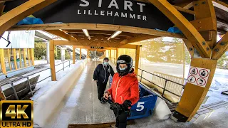 Bobsleigh Lillehammer 2021 winter 4k