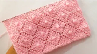 Very Beautiful Knitting Stitch Pattern For Babies Blankets/Sweater