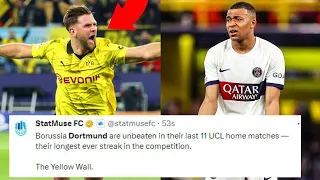 BORUSSIA DORTMUND VS PSG | DORTMUND VS PSG 1-0 REACTIONS