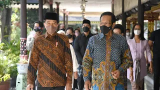 Silaturahmi Presiden Jokowi dan Keluarga ke Keraton Yogyakarata, 2 Mei 2022