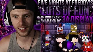 Vapor Reacts #660 | FNAF 6 MINECRAFT SONG ANIMATION "Lots of Fun" by 3A Display REACTION!!